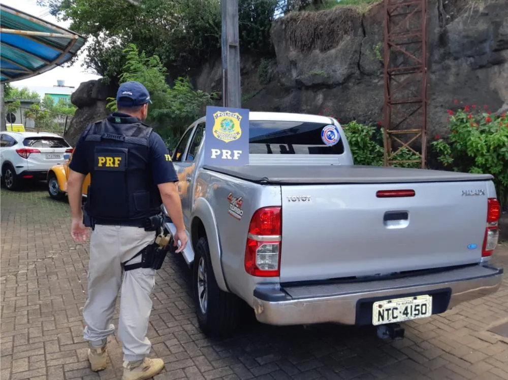  Caminhonetes de alto valor estão entre os veículos mais visados pelos criminosos na fronteira (Foto: divulgação)
