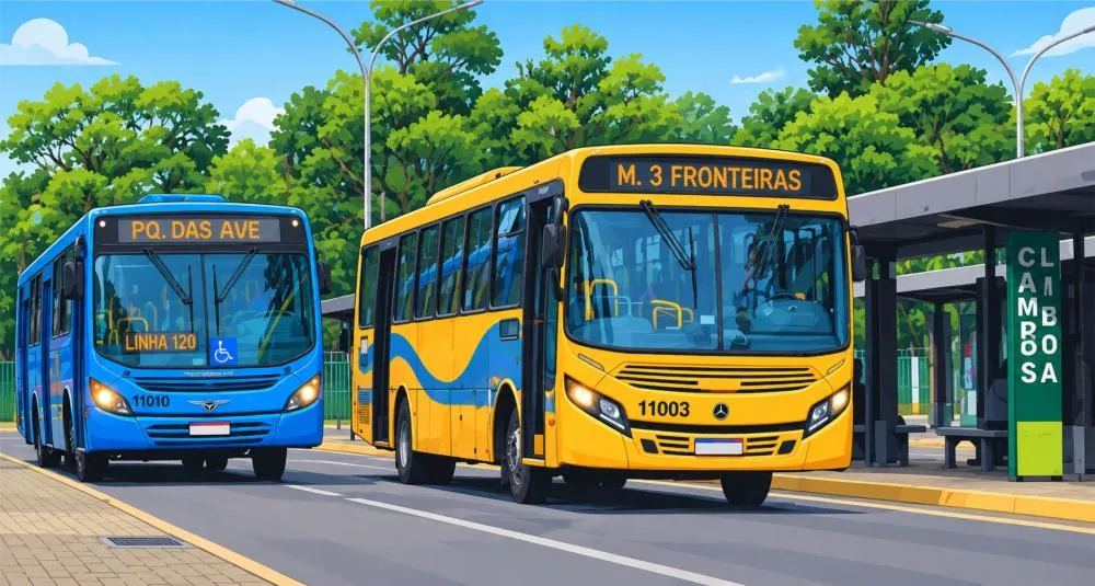 Ônibus do transporte coletivo de Foz serão gratuitos neste domingo (4), das 7h30 às 17h30, durante o primeiro turno das Eleições 2026