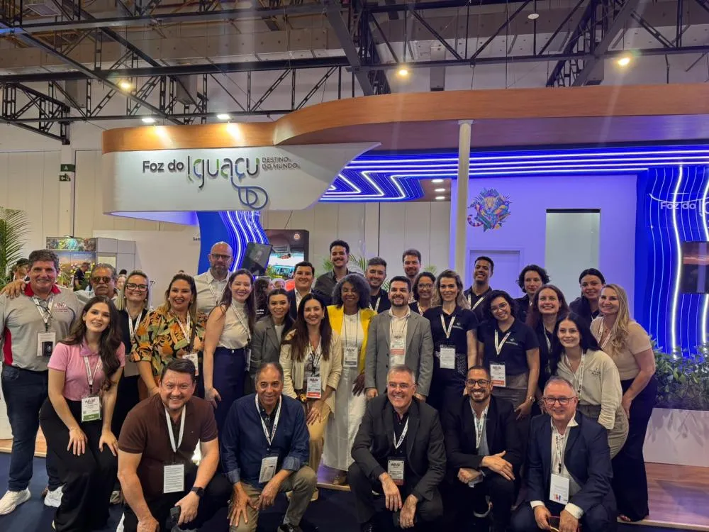 Visit Iguassu promove Foz do Iguaçu na ABAV Expo 2026, em São Paulo, fortalecendo o destino junto ao trade turístico.