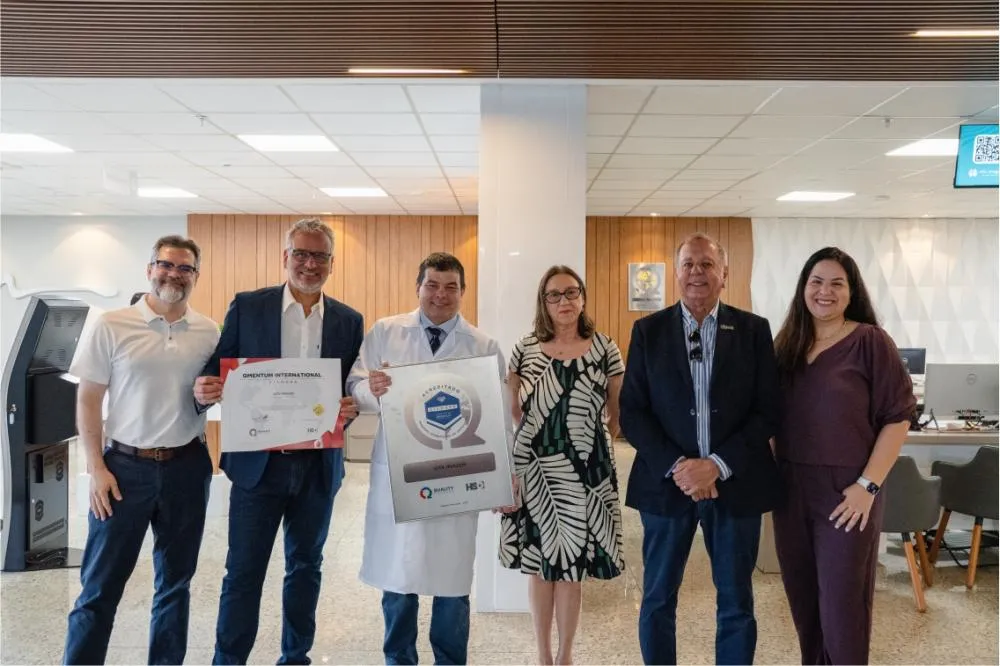 Vita Imagem recebeu a placa que oficializa a recertificação no nível Diamond da Acreditação Qmentum, válida até 2029