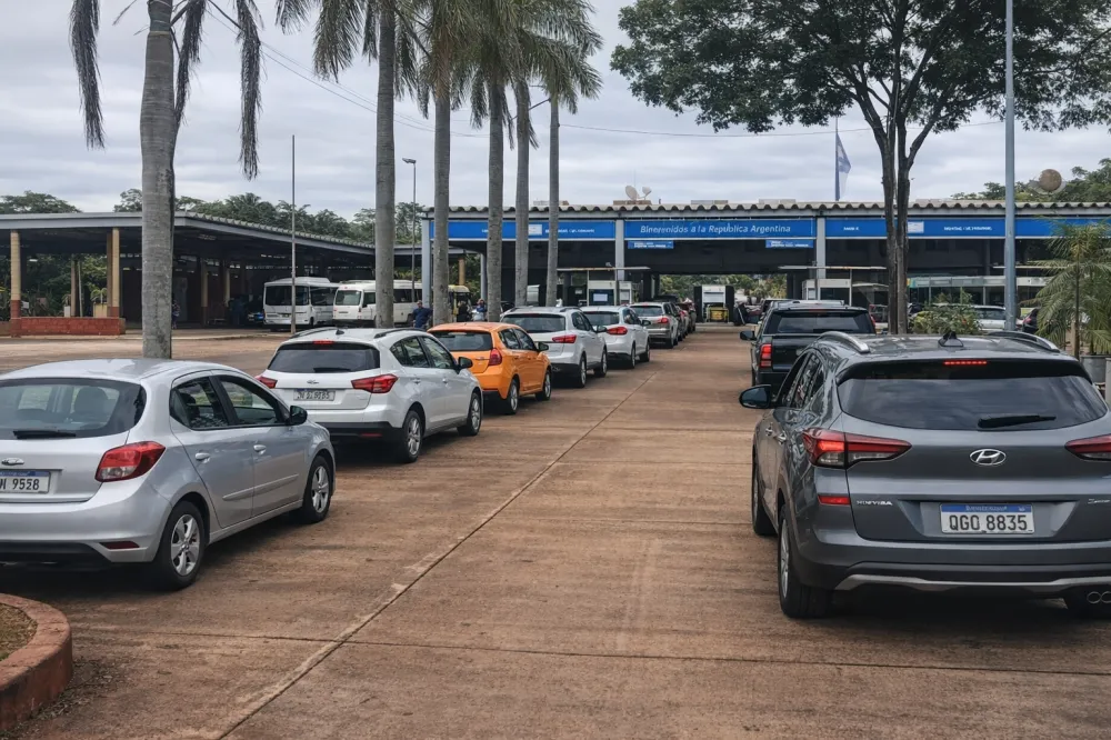Sistema apresentado em Puerto Iguazú prevê cadastro antecipado de viajantes e veículos, com geração de QR Code para agilizar o atendimento migratório. Foto: Divulgação.