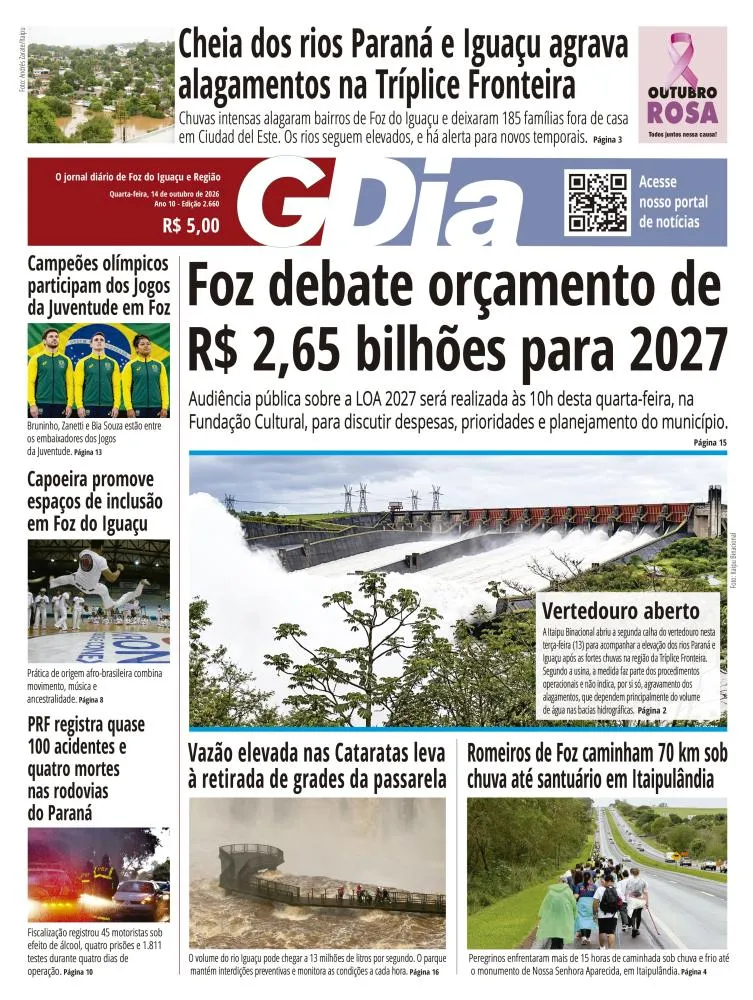 GDia/ Capa da Edição 2660 - 14 de outubro de 2026