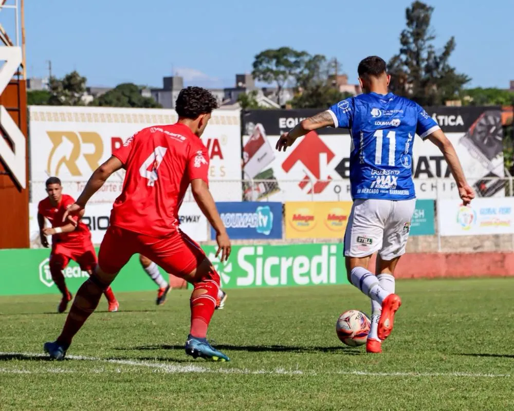 Foz do Iguaçu FC perdeu por 2 a 0 para o Paranavaí no Estádio do ABC e terminou a primeira fase da Copa Paraná na quinta colocação. Foto: Assessoria.