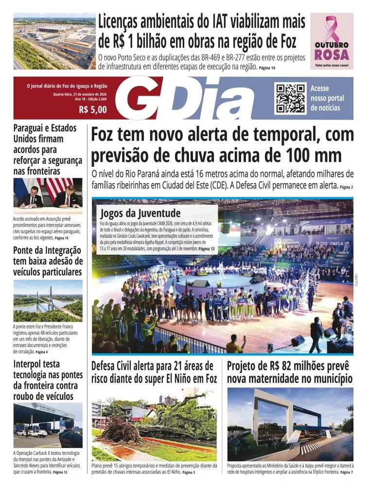 GDia/ Capa da Edição 2664 - 21 de outubro de 2026