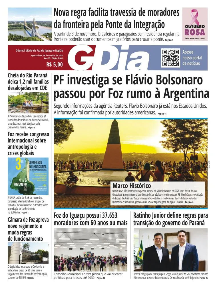 GDia/ Capa da Edição 2668 - 28 de outubro de 2026